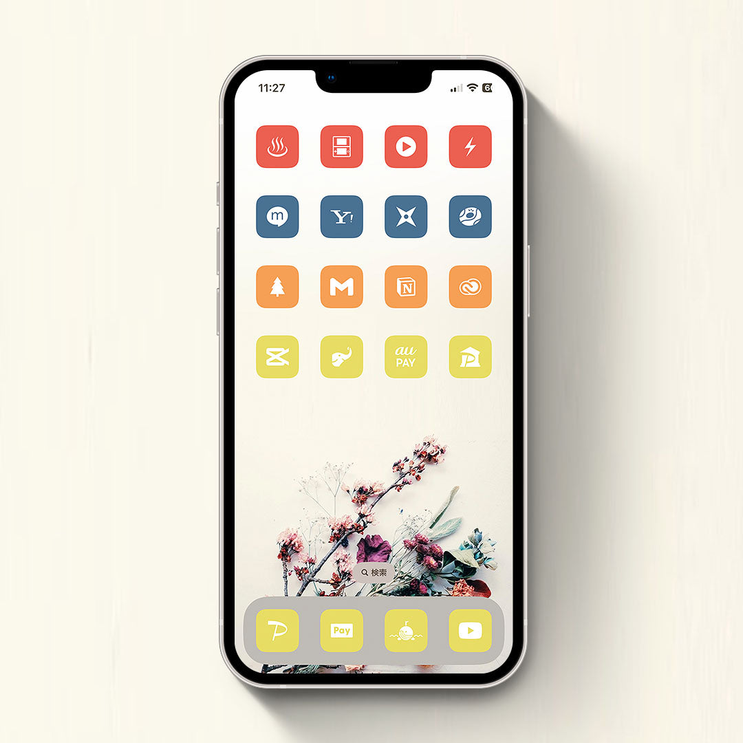 【古性のち×AZ-icon】Melting flowers 4Color Set