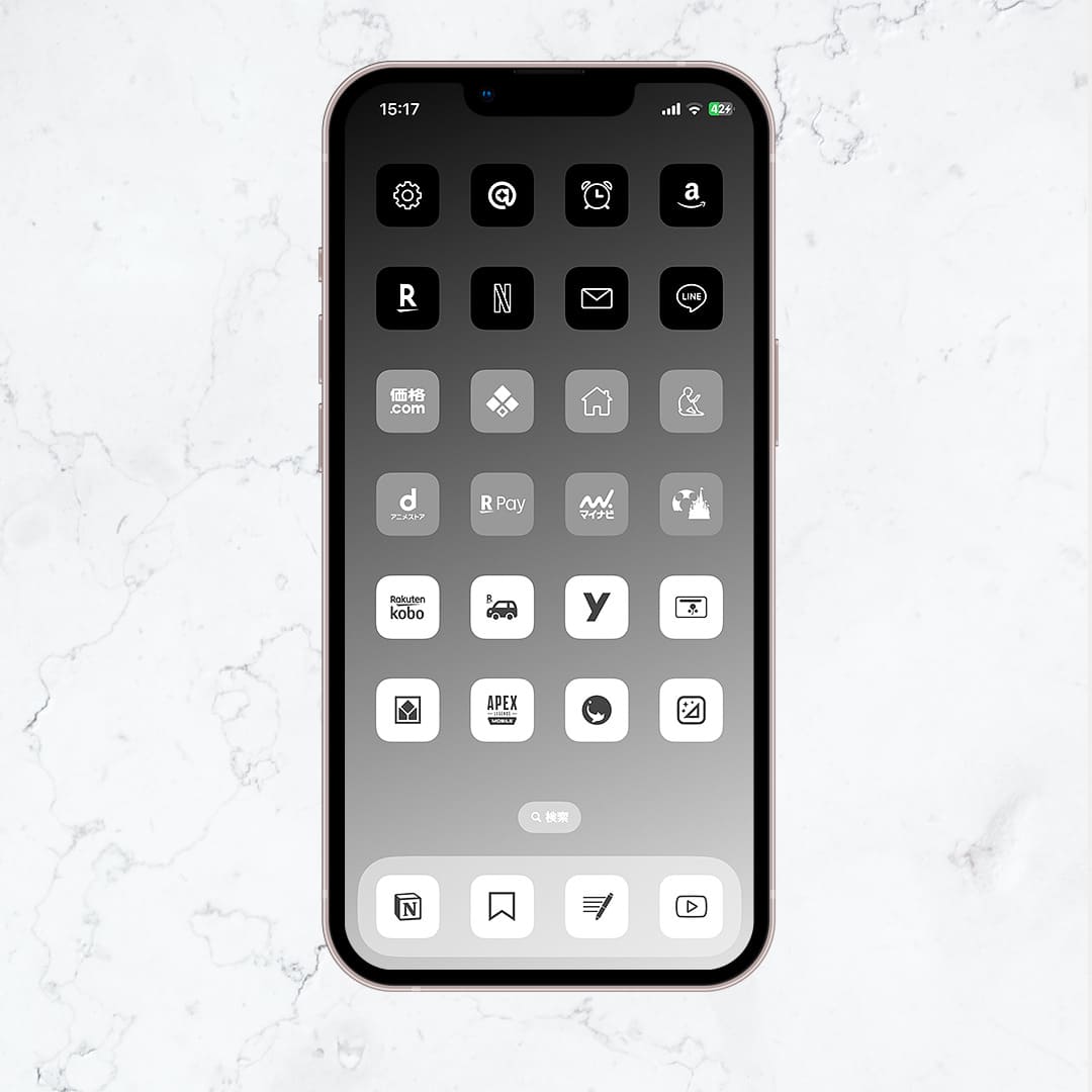 Monotone-3Color Set