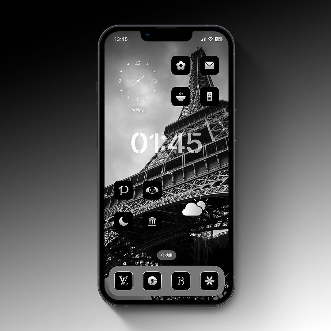 Monotone-Silver 2Color Set