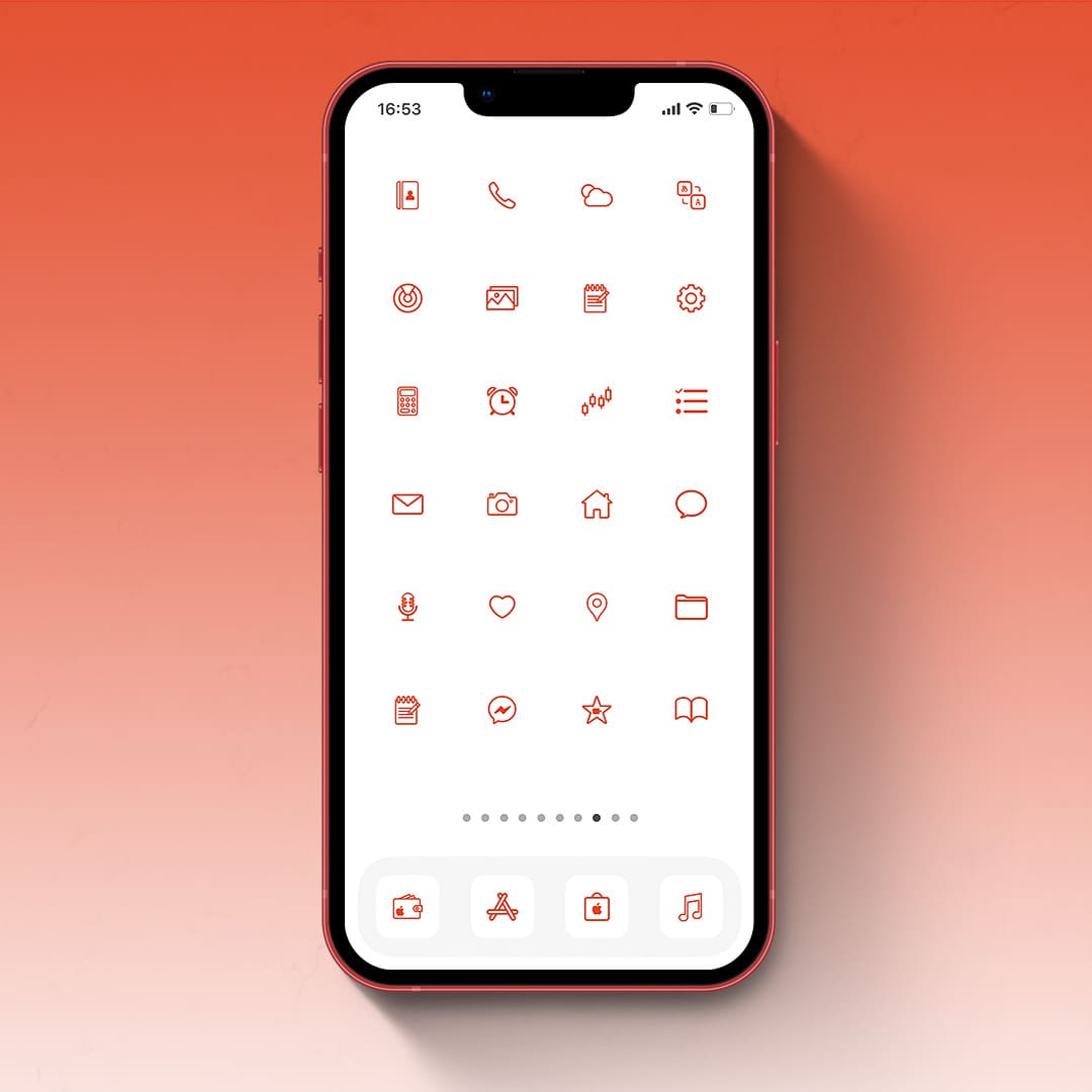 Minimal-Red 2Color Set