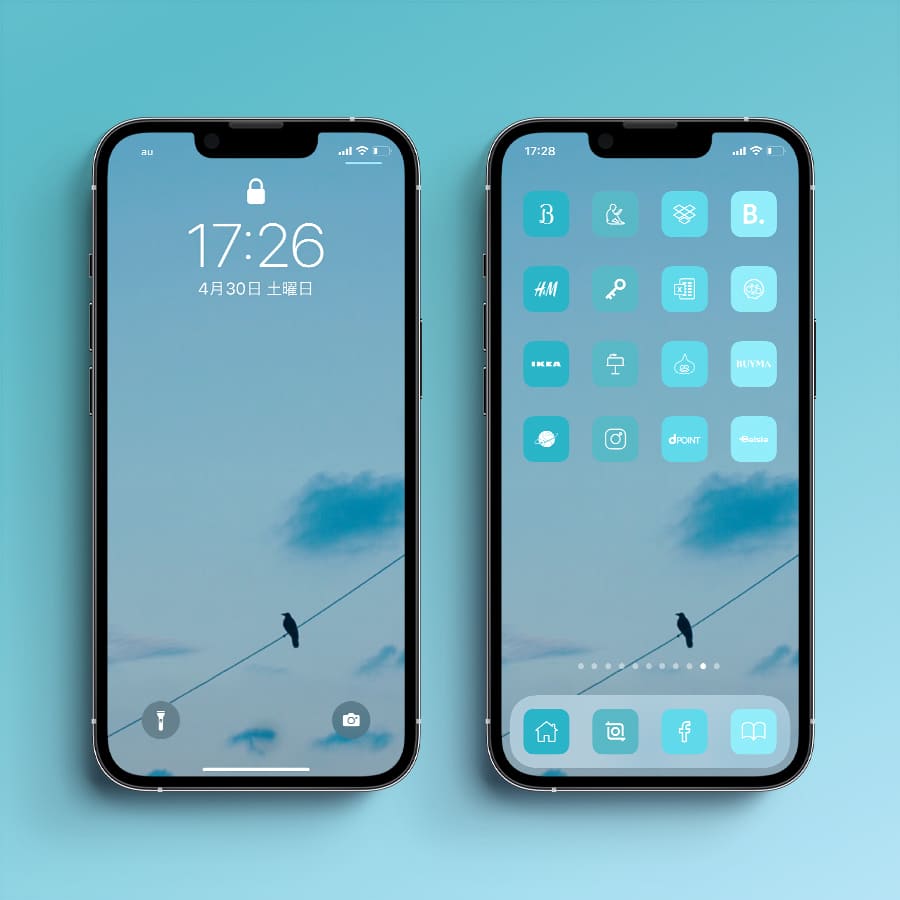 【古性のち×AZ-icon】Pure-Blue 4Color Set