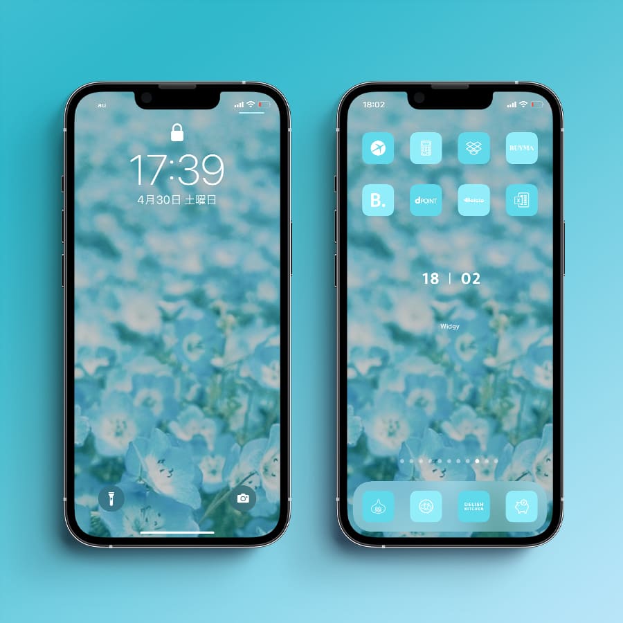 【古性のち×AZ-icon】Pure-Blue 4Color Set