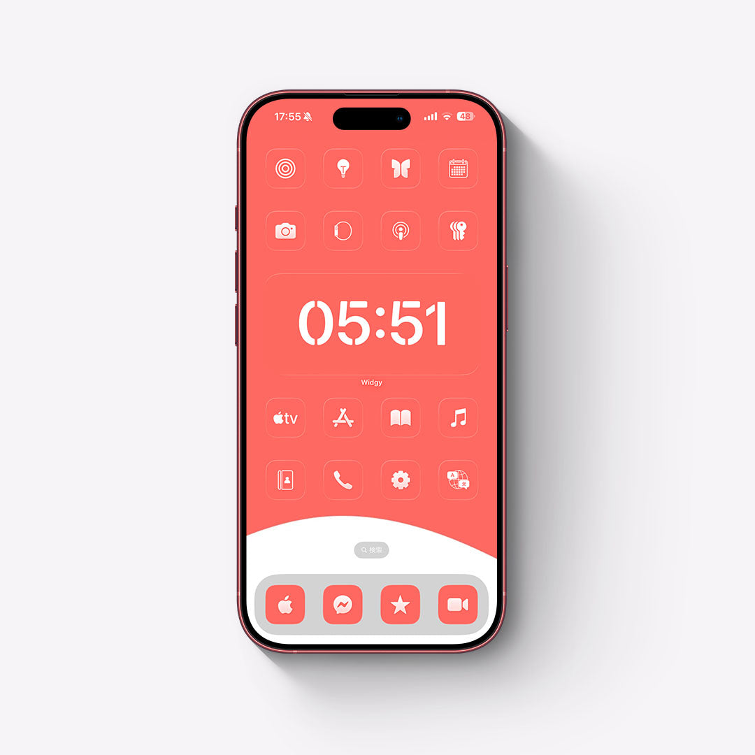 【お試し無料】Minimal-Red 2Color Set