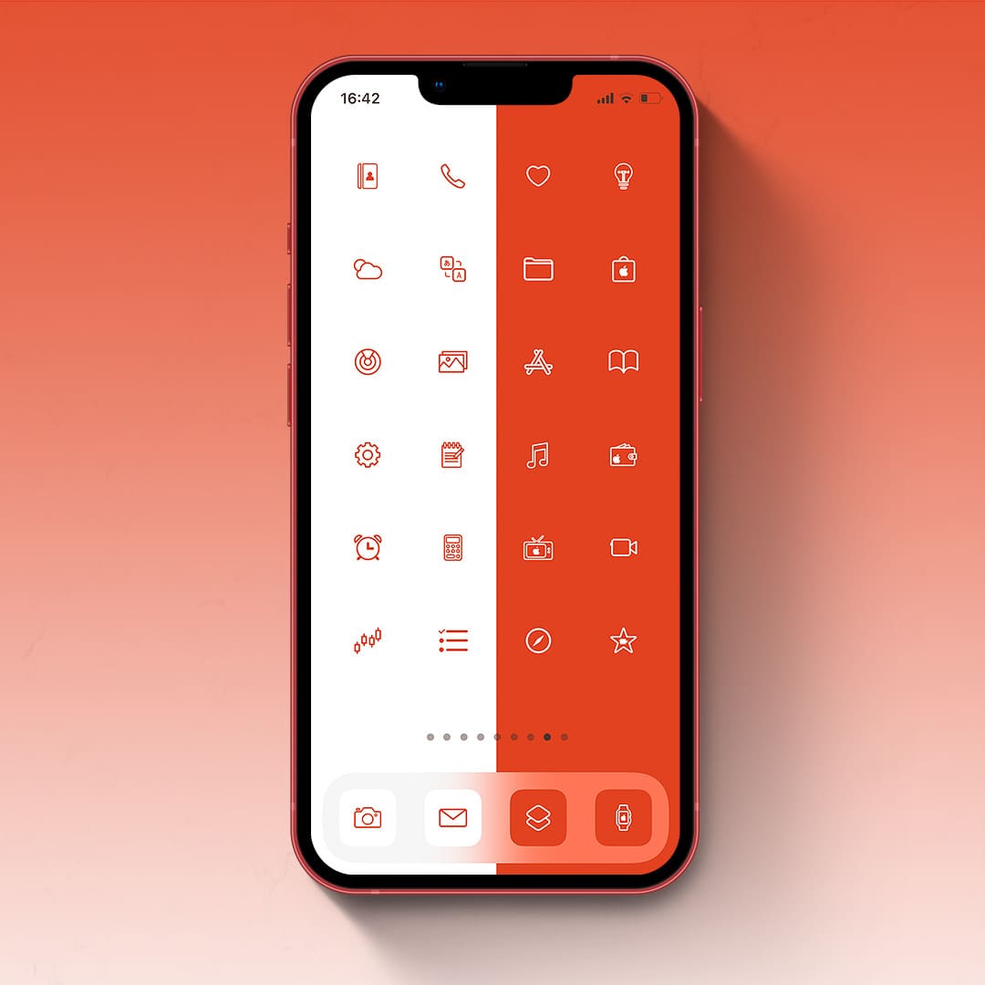 Minimal-Red 2Color Set